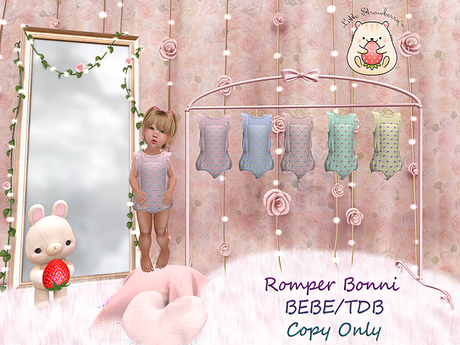 Second Life Marketplace - *LSB* Romper Bonni Blue BEBE /TDB